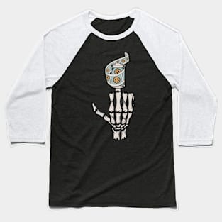 Film and skull Baseball T-Shirt